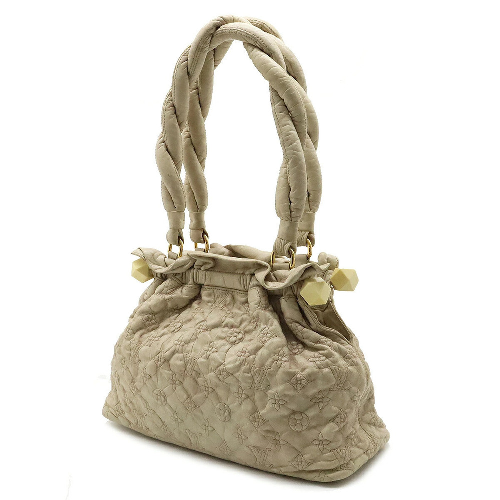 Louis Vuitton Stratus Ecru Monogram Bag Tote Olympe Shoulder Brown